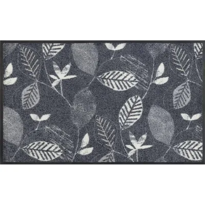 Produktbild von Kleen-Tex Fußmatte Waschen & Trocknen | 50x75 cm | Conflore Design | Rutschfest, PVC-frei, Nylon Velours | Für Innenbereiche | Maschinenwaschbar & Trocknergeeignet