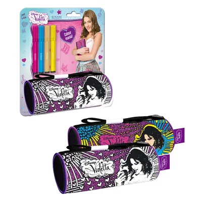 Produktbild von Federmäppchen für Mädchen + Marker
