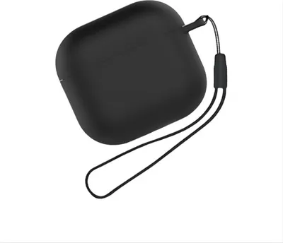 Image de INF Étui de protection en silicone pour Apple AirPods 4 Le noir