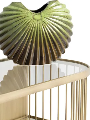 Image de Élégante console dorée Salon Buffet design Meubles de luxe