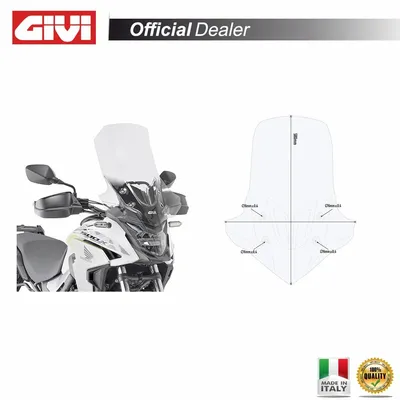 Obrázok produktu pre Givi D1171st Honda Cb 500 X Čelné sklo Transparent Transparent One Size