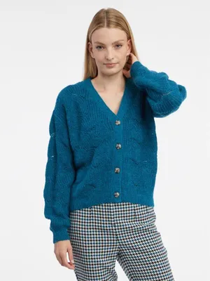 Produktbild von Orsay Blaue Strickjacke für Damen 505504534000__L
