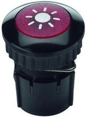 Produktbild von Protact 100 LED alu/sw-rot Klingeltaster