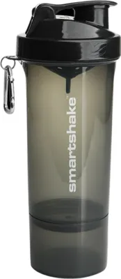 Produktbild von Smartshake Slim (500ml) Gunsmoke Black - Fitness-Zubehör - Streuer & Mixer