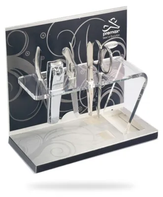 Produktbild von PREMAX Maniküre-Set Elegance – 5-teiliger Badezimmer-Aufsteller 88392 Stahl
