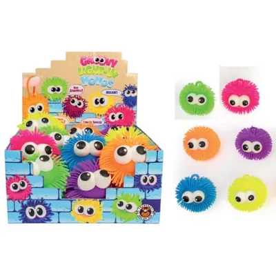 Produktbild von Quetschball Groovy sortiert TRENDHAUS 951526 m.Licht