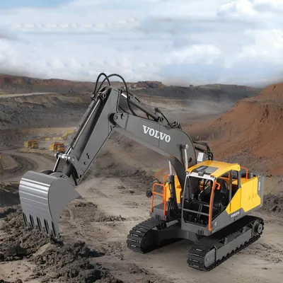 Produktbild von E568 3-in-1 Fernbedienung Bagger Modell 7.4v Lithium-Batterie Großkapazität wiederaufladbares technisches Fahrzeugspielzeug für Kinder 3 in 1 RC e