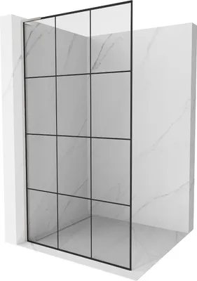 Zdjęcie produktu dla Mexen Kioto L kabina prysznicowa 110 x 200 cm, czarny wzór, stal nierdzewna - 800-110-103-97-77