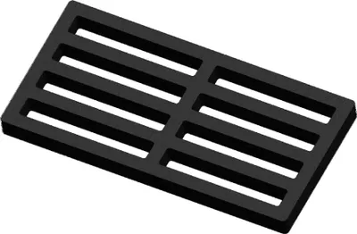 Produktbild von Kaminrost / Ascherost 220x110x15mm passend für GKT **