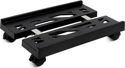 Produktbild von Famanu Computerständer mit 4 Rollen - verstellbar und mobil