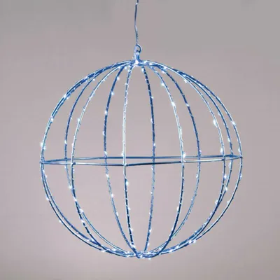 Obrázek produktu pro ACA Osvětlená LED vánoční koule pro venkovní použití, 240 LED diod, 40 cm, modrá, X0624064226