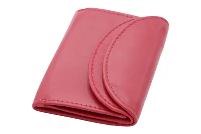 Produktbild von LEAS Minibörse RFID-Schutz in Echt-Leder, Cherry Mini-Edition