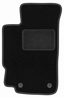 Image de Tapis conducteur en moquette pour Peugeot 406 1995-2004 (berline/break) – 1 pièce, noir, sur mesure – Wielganizator LUX