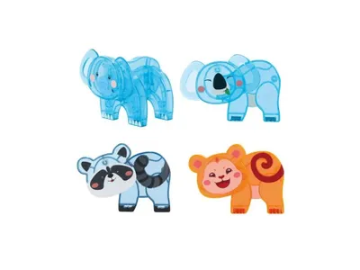 Produktbild von Picasso Tiles Magnetset - Tierfreunde