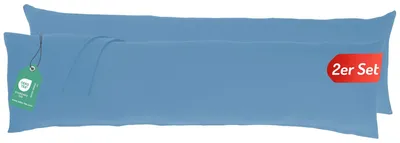 Produktbild von Kissenbezug für Seitenschläfer 40 x 145 cm (2er-Set) - Kissenbezug mit Reißverschluss, 100 % Baumwolle, -, atmungsaktiv, Kissenbezug für Seitenschläferkissen