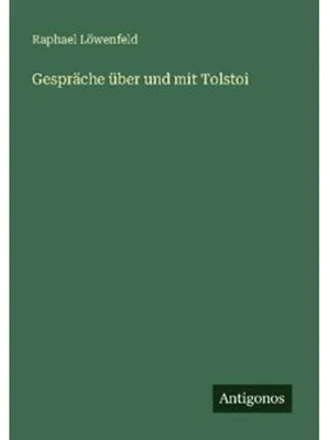 Obrázok produktu pre Gespräche über und mit Tolstoi