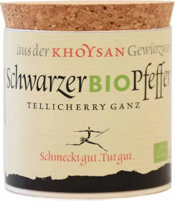 Produktbild von Schwarzer Pfeffer ganz Würzdose 100g von Khoysan