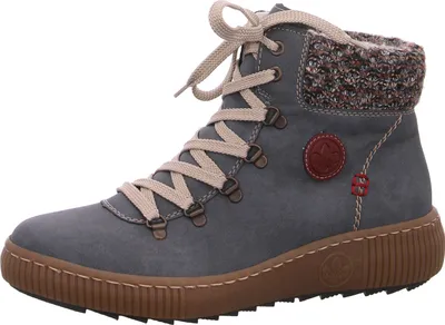 Produktbild von Rieker Schnür-,Zug-u.Schnallenstiefel in blau, Gr. 36