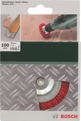 Produktbild von Bosch Scheibenbürsten für Bohrmaschinen, K80, 100 mm