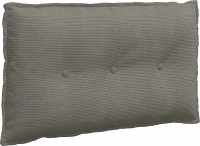 Produktbild von vidaXL Rückenkissen Hellgrau 80 x 50 cm Cordstoff