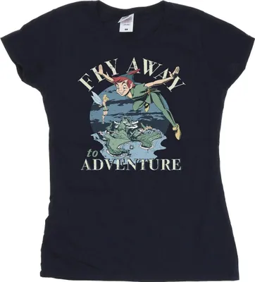 Produktbild von Disney - "Fly Away To Adventure" T-Shirt für Damen BI36586 (M) (Marineblau)