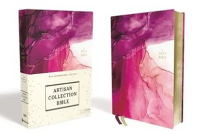 Produktbild von Niv, Artisan Collection Bible, Cloth Over Board, Pink, Art Gilded Edges, Red Letter Edition, Comfort Print