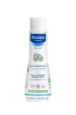 Obrázek produktu pro Pěnivá Koupelová Tekutina Mustela, 200 ml