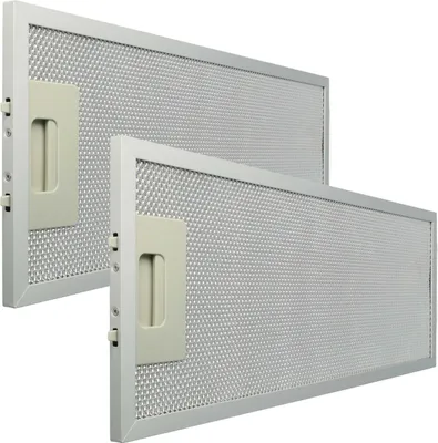 Produktbild von vhbw 2x Filter Metallfettfilter kompatibel mit Klarstein 10032841, Paolo 52 Dunstabzugshaube, Aluminium