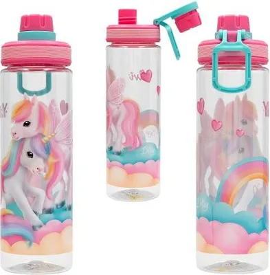 Produktbild von Depesche Trinkflasche XL Einhorn 700ml - bunte Wasserflasche Kinder