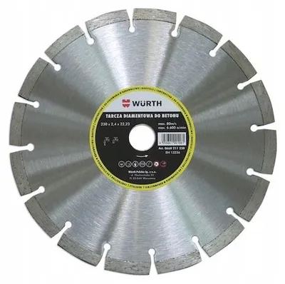 Produktbild von Würth Diamanttrennscheibe 125 mm Beton schnell schneidend