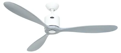 Obrázek produktu pro CasaFan AEROPLAN ECO 132 WE-LG Flügel Massivholz Lichtgrau Deckenventilator Weiß mit