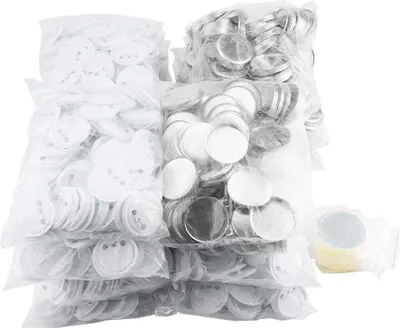 Produktbild von 1000 PCS 58 mm DIY Blind -Pin -Abzeichen Teile Verbrauchsmaterial für Pro Maker