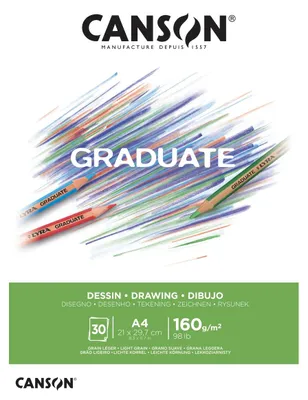 Obrázok produktu pre Canson Graduate, Umelecký papier, 160 g/m², 30 listy