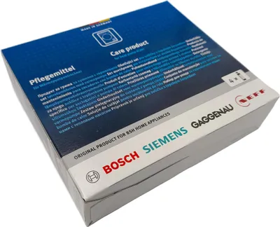 Produktbild von Pflegeset Bosch 00312111 Reiniger 4x125ml Pflegemittel für Wärmepumpentrockner mit Pflegeprogramm