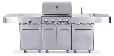 Produktbild von G21 Arizona, BBQ Kitchen Premium Line 6 Brenner + Druckminderventil