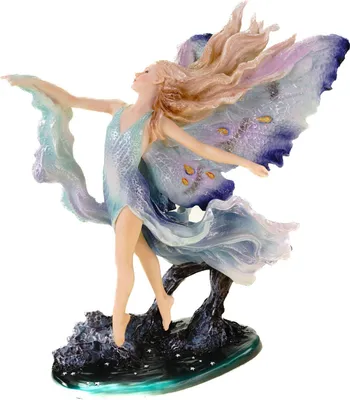 Produktbild von Fee mit Sternenstab Where moonbeams Fall Figur Fairy Elfe 25 cm