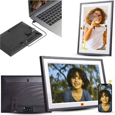 Image de KODAK DIGITAL FRAME PHOTO TAPE PHOTOS 10.1" RCF-1018 WiFi