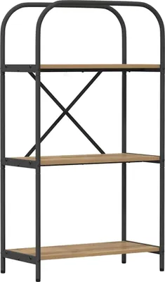 Produktbild von Möbel Bücherregal - Standregal - Wohnzimmerschrank - Artisan-Eiche 60 x 30 x 109 cm Holzwerkstoff - Lagerregal Bücherregale CLORIS1784024