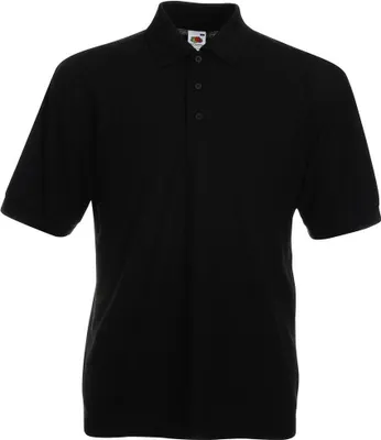 Produktbild von Fruit of the Loom 63-402-0 | 65/35 Piqué Herren Poloshirt - Farbe: Black - Größe: 4XL