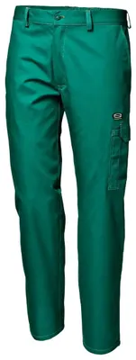 Immagine prodotto di Pantaloni da lavoro da uomo Sir Safety Symbol in 100% cotone con cuciture triple, verde, taglia 44, VERDE