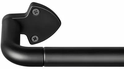 Image de Tringle à rideau télescopique - Ø 25 mm - 81 à 218 cm - Noir