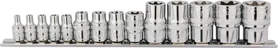 Immagine prodotto di DRAPER set di bussole 14 pezzi Torx® 1/4, 3/8 e 1/2