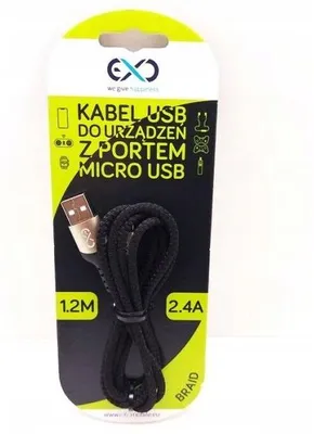 Imagen del producto de Cable USB trenzado a Micro-USB de 1,2 metros, 2,4A, carga rápida