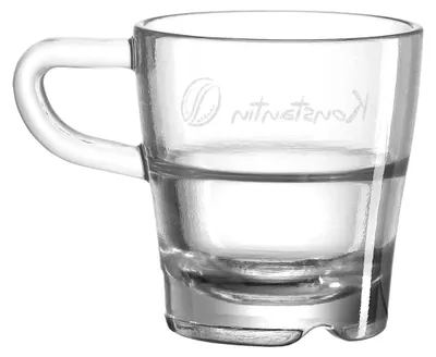 Produktbild von Gravierte Espressotasse, 70 ml, 5,6 cm x 6 cm, personalisiert