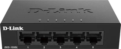 Immagine prodotto di D-Link DGS-105GL, non gestito, Gigabit Ethernet (10/100/1000), Desktop