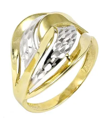 Produktbild von Goldring 585er Gold Glare631, 2,2 mm Ringbreite, 15,8 mm Oberseitenbreite