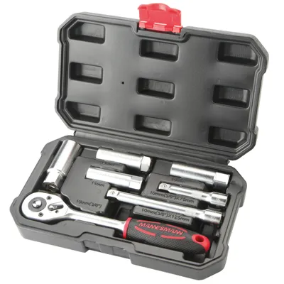 Image de Brüder Mannesmann Kit de montage de bougies d'allumage, 7 pièces