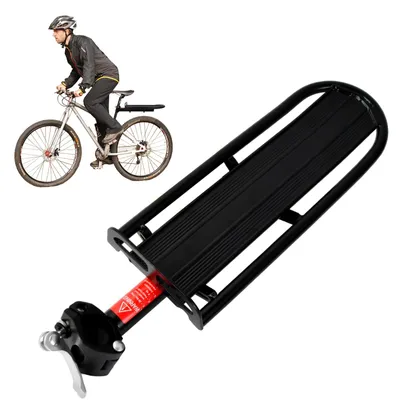 Produktbild von Universeller Fahrradgepäckträger mit Schnellverschluss, Heckmontage, aus Aluminiumlegierung, maximale Tragfähigkeit 10 kg