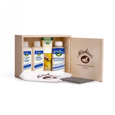 Produktbild von Naturhaus Reinigung- und Pflegeset für Möbel