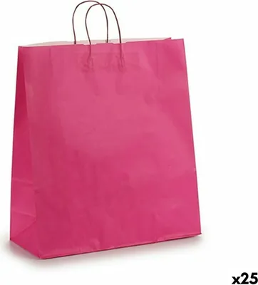 Produktbild von Papiertaschen Rosa 16 x 57,5 x 46 cm (25 Stück)